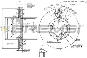 Bremsi CD6269V - DISCHI FRENO | BRAKE DISCS