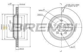 Bremsi CD6272V - DISCHI FRENO | BRAKE DISCS