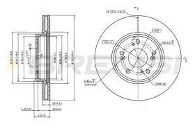 Bremsi CD6284V - DISCHI FRENO | BRAKE DISCS