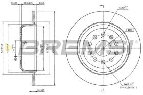 Bremsi CD6297S - DISCHI FRENO | BRAKE DISCS