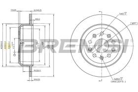 Bremsi CD6298S - DISCHI FRENO | BRAKE DISCS