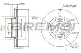 Bremsi CD6307V - DISCHI FRENO | BRAKE DISCS