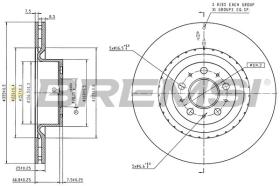 Bremsi CD6308V - DISCHI FRENO | BRAKE DISCS