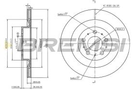 Bremsi CD6309V - DISCO DE FRENO | BRAKE DISCS