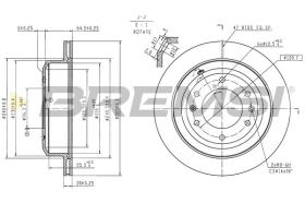 Bremsi CD6313V - DISCO DE FRENO | BRAKE DISCS