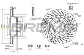Bremsi CD6320VLS - DISCHI FRENO | BRAKE DISCS