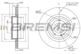 Bremsi CD6322V - DISCHI FRENO | BRAKE DISCS