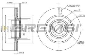 Bremsi CD6336V - DISCHI FRENO | BRAKE DISCS