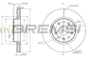 Bremsi CD6340V - DISCHI FRENO | BRAKE DISCS