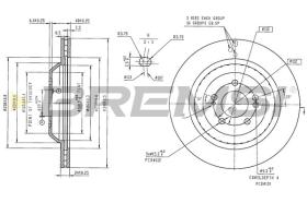 Bremsi CD6344V - DISCHI FRENO | BRAKE DISCS