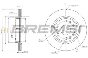 Bremsi CD6365V - DISCO DE FRENO | BRAKE DISCS