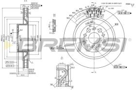 Bremsi CD6406V - DISCHI FRENO | BRAKE DISCS