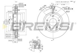 Bremsi CD6454V - DISCHI FRENO | BRAKE DISCS