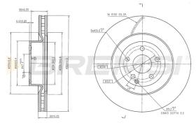Bremsi CD7905V - DISCHI FRENO | BRAKE DISCS