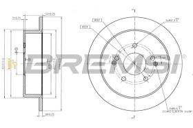Bremsi CD7992S - DISCHI FRENO | BRAKE DISCS