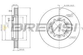 Bremsi CD8568V - DISCHI FRENO | BRAKE DISCS