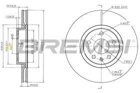Bremsi CD8702V - DISCHI FRENO | BRAKE DISCS
