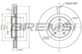 Bremsi CD8785V - DISCHI FRENO | BRAKE DISCS