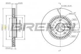 Bremsi CD8916V - DISCO DE FRENO | BRAKE DISCS