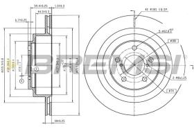 Bremsi CD8965V - DISCO DE FRENO | BRAKE DISCS