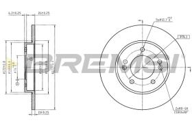 Bremsi CD8983S - DISCO DE FRENO | BRAKE DISCS