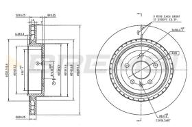 Bremsi CD9018V - DISCHI FRENO | BRAKE DISCS