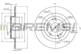 Bremsi CD9086S - DISCHI FRENO | BRAKE DISCS