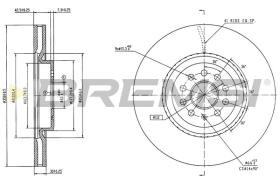 Bremsi CD9120V - DISCHI FRENO | BRAKE DISCS