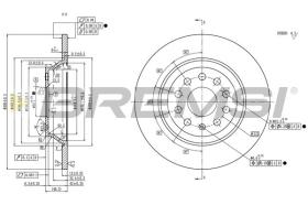 Bremsi CD9169S - DISCHI FRENO | BRAKE DISCS