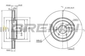 Bremsi CD9171V - DISCO DE FRENO | BRAKE DISCS