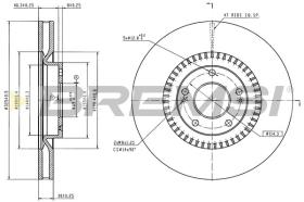 Bremsi CD9242V - DISCHI FRENO | BRAKE DISCS