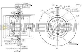 Bremsi CD9245V - DISCHI FRENO | BRAKE DISCS