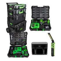 JBM SERIE580F - CARRO MODULAR + PISTOLA DE IMPACTO 1/2" 1000NM + AMOLADORA Á