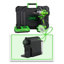 JBM 60050C-E - PISTOLA DE IMPACTO BRUSHLESS A BATERÍA 1"" 2300NM CON MALETÍ