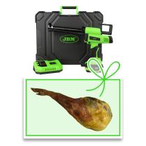 JBM 60032C-P - PISTOLA DE SILICONA A BATERÍA CON MALETÍN + PALETILLA