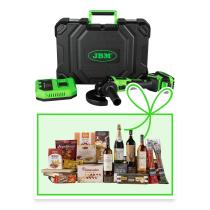 JBM 60032-C-C - PISTOLA DE SILICONA A BATERÍA CON MALETÍN + CESTA