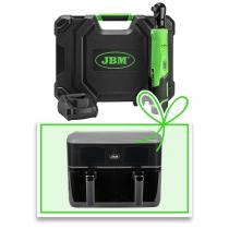 JBM 60062C-F - CARRACA DE ½ A BATERÍA - 12V CON MALETÍN + FREIDORA