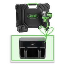 JBM 60060C-F - ATORNILLADOR DE IMPACTO BRUSHLESS A BATERÍA 1/4"" 150NM CON