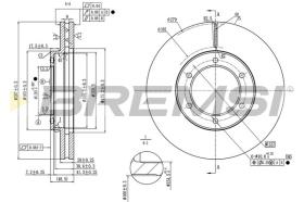 Bremsi CD6368V - DISCO DE FRENO | BRAKE DISCS