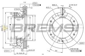Bremsi CD6375V - DISCO DE FRENO | BRAKE DISCS