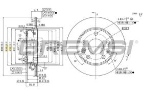 Bremsi CD6387V - DISCO DE FRENO | BRAKE DISCS