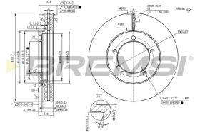 Bremsi CD6467V - DISCO DE FRENO | BRAKE DISCS
