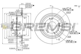 Bremsi CD6477S - DISCO DE FRENO | BRAKE DISCS