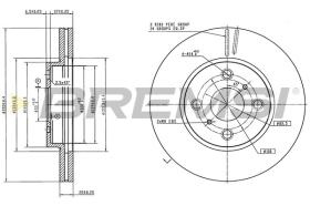 Bremsi CD6503V - DISCO DE FRENO | BRAKE DISCS