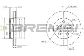Bremsi CD6513V - DISCO DE FRENO | BRAKE DISCS