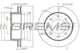 Bremsi CD6578V - DISCO DE FRENO | BRAKE DISCS
