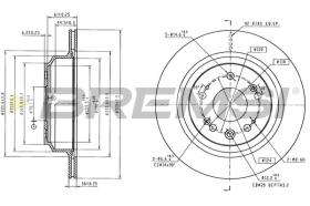 Bremsi CD6579V - DISCO DE FRENO | BRAKE DISCS