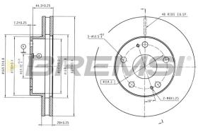 Bremsi CD6585V - DISCO DE FRENO | BRAKE DISCS