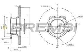 Bremsi CD6586V - DISCO DE FRENO | BRAKE DISCS