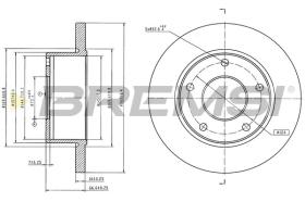 Bremsi CD6591S - DISCO DE FRENO | BRAKE DISCS